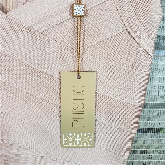 Phistic Cap Sleeve Crisscross Sheath Bandage Dress - Picture 8 of 9